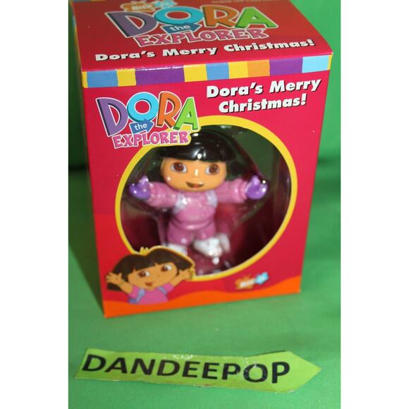 American Greetings Carlton Dora The Explorer Merry Christmas Ornament AXOR 021J - Picture 2 of 6